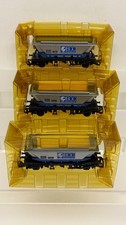 Hornby OO Gauge English China Clay ECC CDA Hopper Wagons x3