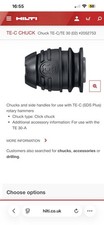 Genuine Hilti Part - Chuck
