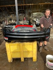 2006 FORD FOCUS MK2 ST 225 2.5 REAR BUMPER PANTHER BLACK NON SENSOR TYPE