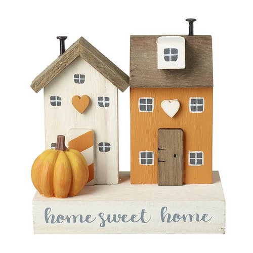 Home sweet with pumpkin - with,