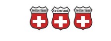 3 x SWITZERLAND Shield Flag