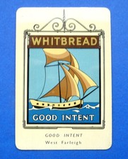 WHITBREAD INN SIGNS  SECOND  SERIES  No 30   THE  GOOD  INTENT