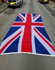 Huge Union Jack Flag , Great Britain.  230cm x 460cm , 7 feet X 15 feet VGC