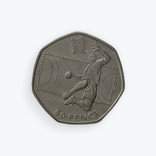 2011 Olympic Handball 50p Coin