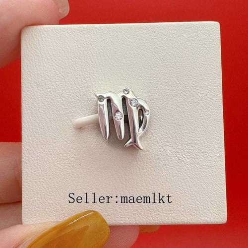 Sparkling virgo zodiac charm - virgo,