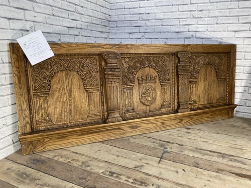 Vintage oak wall ornate - vintage,