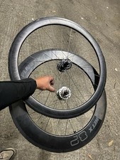 Planet X Carbon Wheelset Cycleops Powertap Hub Tubular Front Missing Spoke