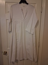 Dosa Cotton White tunic dress