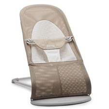 Baby Bjorn Balance Soft Baby Bouncer. Grey / Beige - NEW