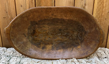 Antique Wood Dough Bowl