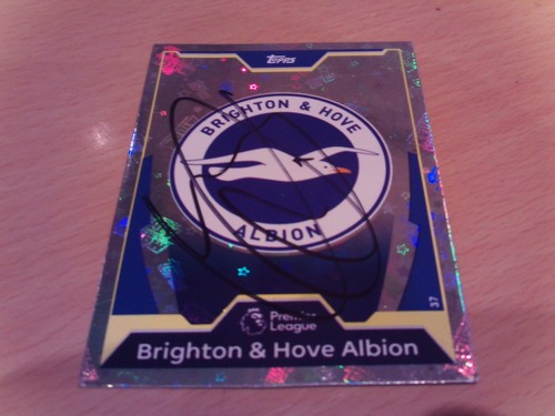 Signed brighton badge - signed, by