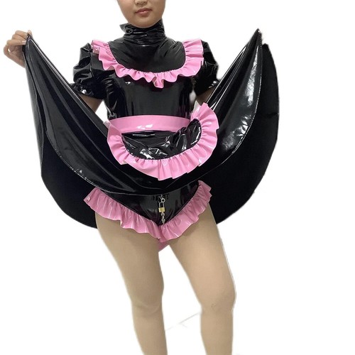 Plus size lockable sissy dress - size,
