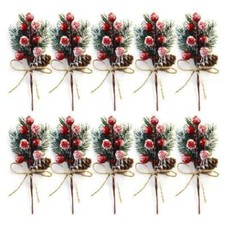 10X Christmas Artificial Pine
