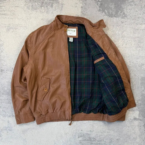 Orvis leather jacket men - leather, men's