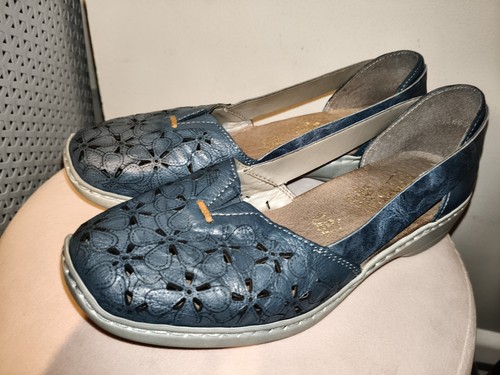 Rieker antistress leather slip - antistress,