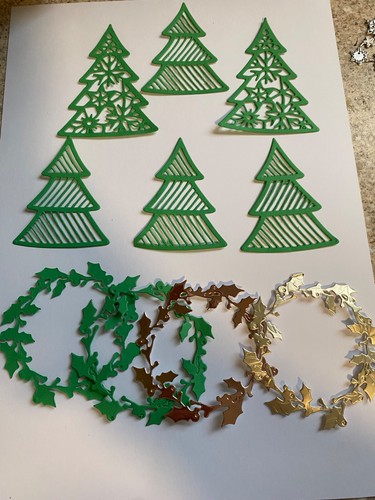 Card making christmas - card,
