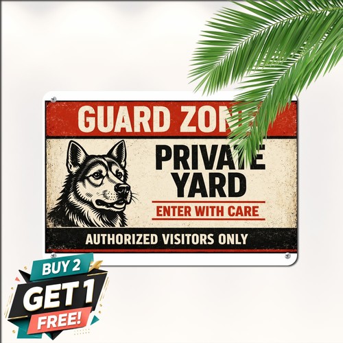 Beware mastiff guard dog - beware,