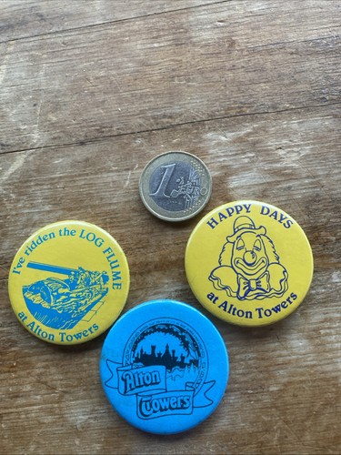 Alton towers pin - towers, badges