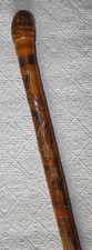 Antique Gadget Concealed Oriental Chinese Bamboo Fishing Rod Walking Stick Cane
