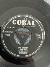 THE CRICKETS  It’s so easy