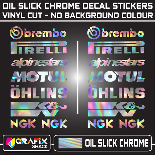 Motorcycle decals belly - x,