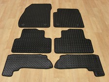Car Mats for Vauxhall Zafira Tourer 2012-on Tailored Fit RUBBER Car Mats Black