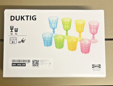 Pack of 8 IKEA DUKTIG Glass
