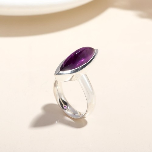 Sterling silver amethyst stone - sterling,