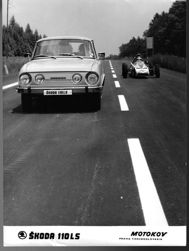 Skoda s110 front view - skoda,