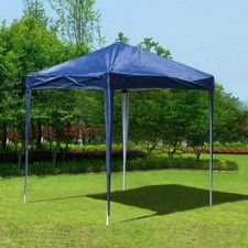 Dakota Fields Alburtis 2m x 2m Metal Pop up Gazebo - Blue
