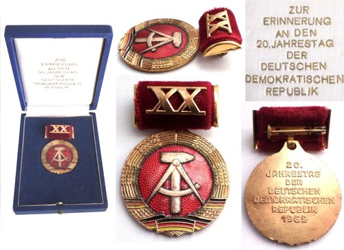Socialist east german medal - socialist,