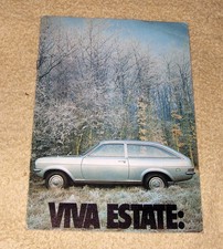 Vauxhall HC Viva Estate Range 1971 inc Viva DeLuxe & SL models 1256, 1600cc.