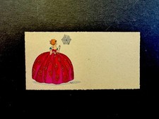 1 VTG Art deco Pochoir Xmas