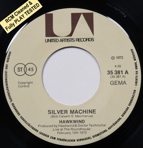 Hawkwind silver machine - silver,