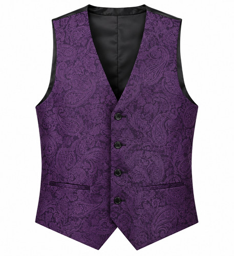Men purple paisley - men’s,