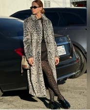 ZARA ANIMAL PRINT FAUX FUR