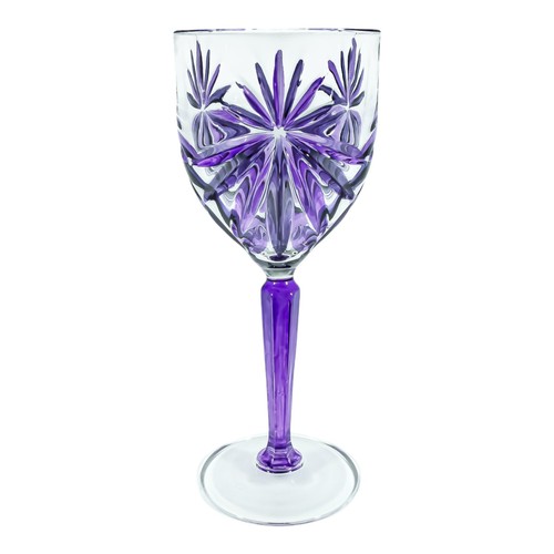 Set four purple murano - of,