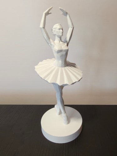 Printed ballerina ornament - printed,