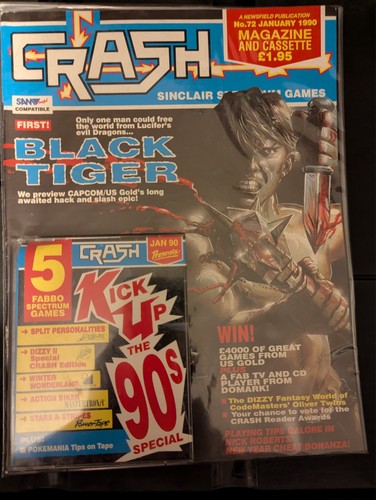 Crash magazine issue jan - issue, 72,