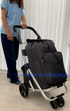 Large 4 Wheel Shopping Trolley