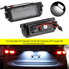 2X License Number Plate Lights