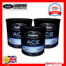 ProWorx Ace Premium Super Lightweight Car Body Filler Putty Easy Sand 3L X3