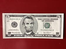 US $5 Dollars:Old Bill Series