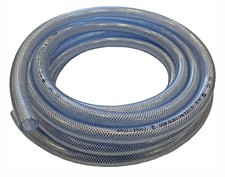 Clear pvc braided flexible - clear,