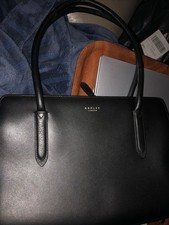 Smart RADLEY 3 Divided Shoulder Handbag Black Leather. Fabulous Con Inside & Out