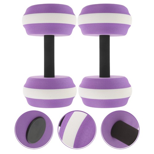 Purple eva water dumbbell set - eva,