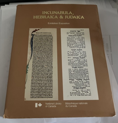 Incunabula hebraica and - incunabula,,
