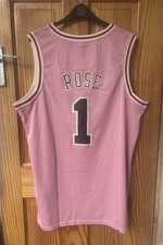 Derrick Rose #1 Chicago Bulls Men’s Embroidered Basketball Jersey New M