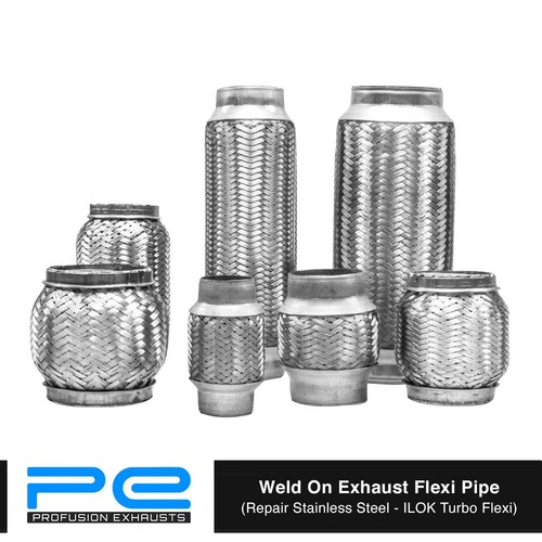 Exhaust flexi pipe weld - pipe, on