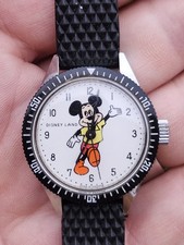Vintage Micky Mouse Mechanical Watch. Walt Disney Productions Inc. France.